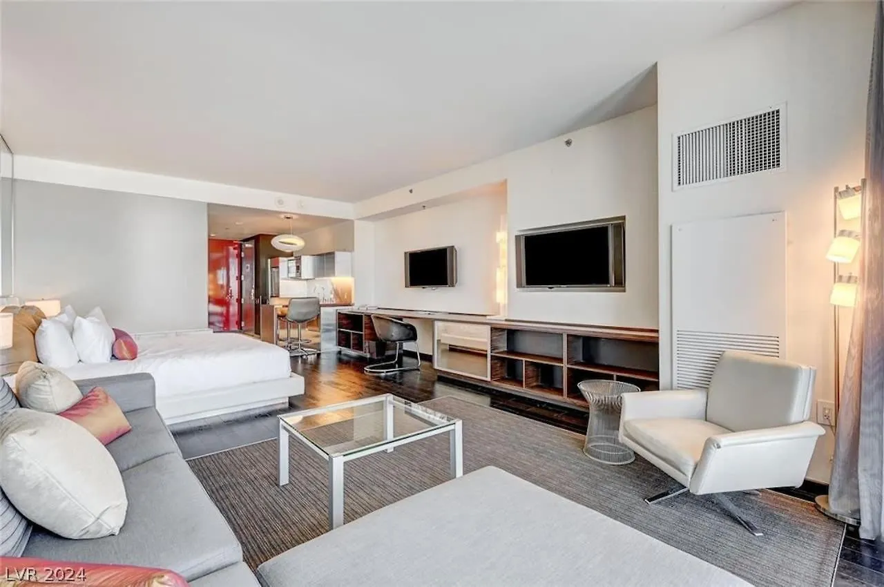 Daire Stylish Palms Mountain View Studio Balcony Access 28309 Las Vegas